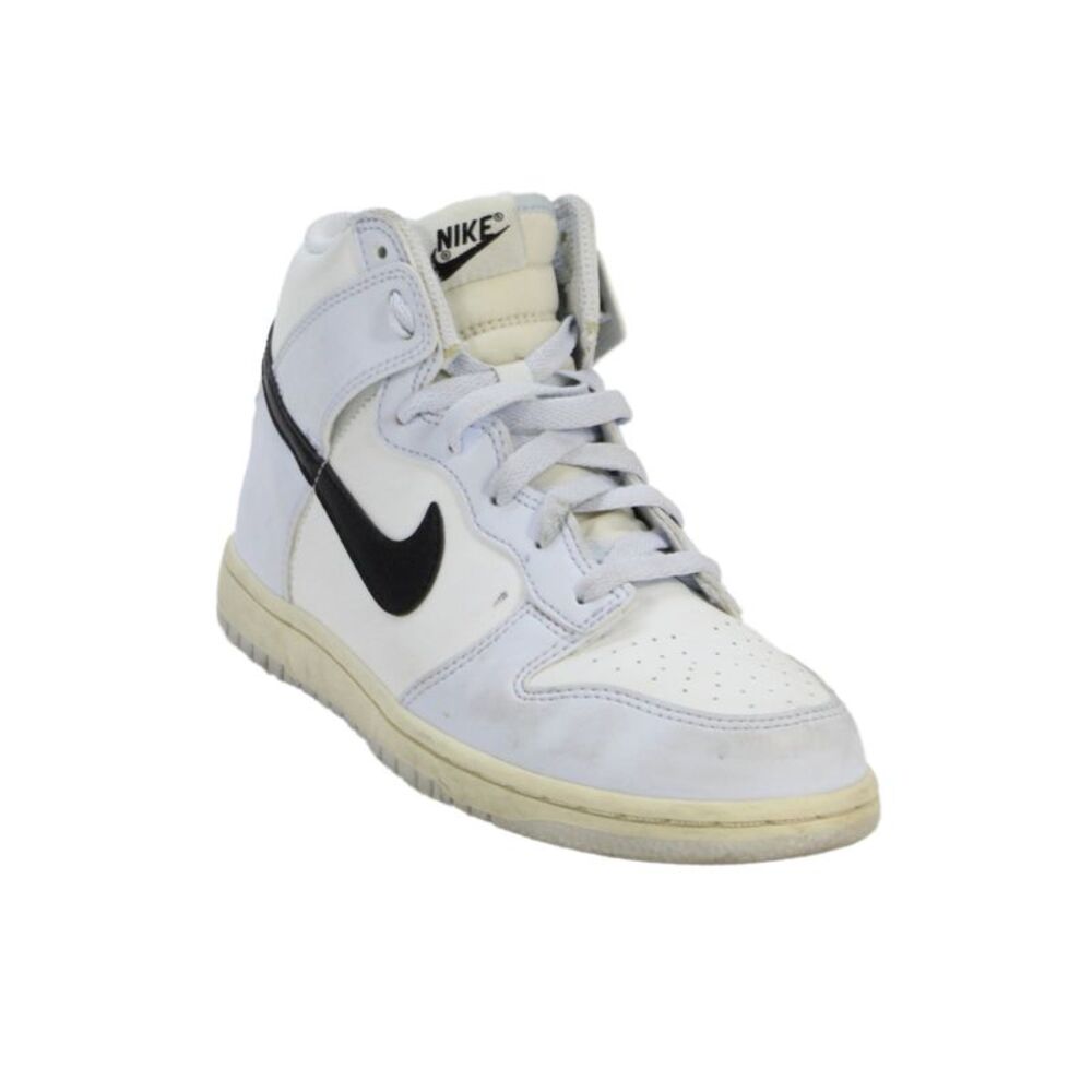 Nike Childrens Boys Leather Dunk High Top Sneakers Powder Blue White Size 2.5 Y